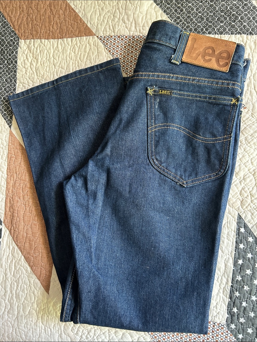 Vintage 1970s Union Lee Riders Talon Zipper USA Boot Flare